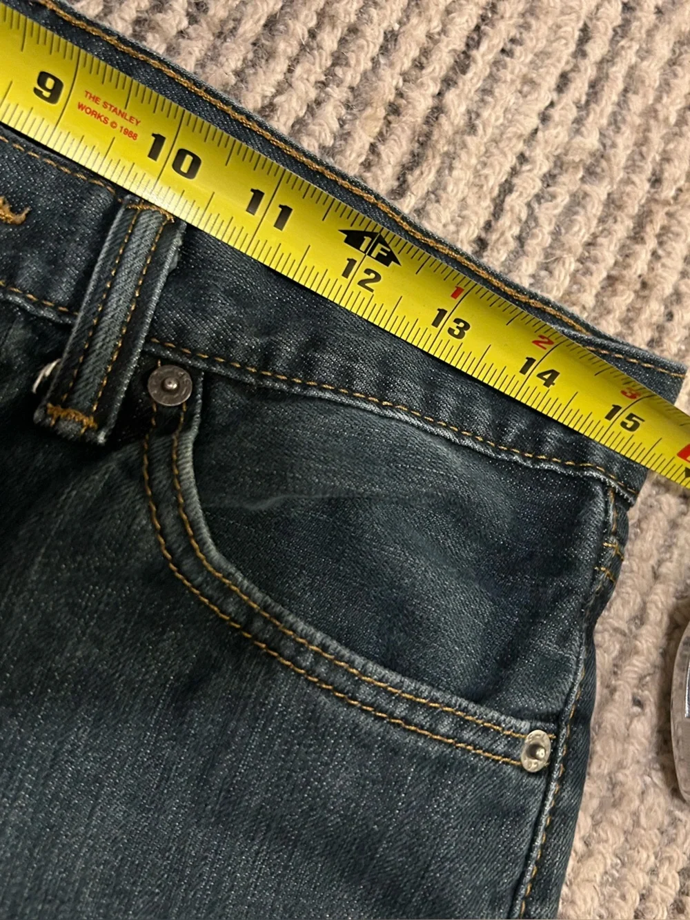 Levi’s 508 30 x 32 Men's Blue Straight-Leg Jeans Cotton